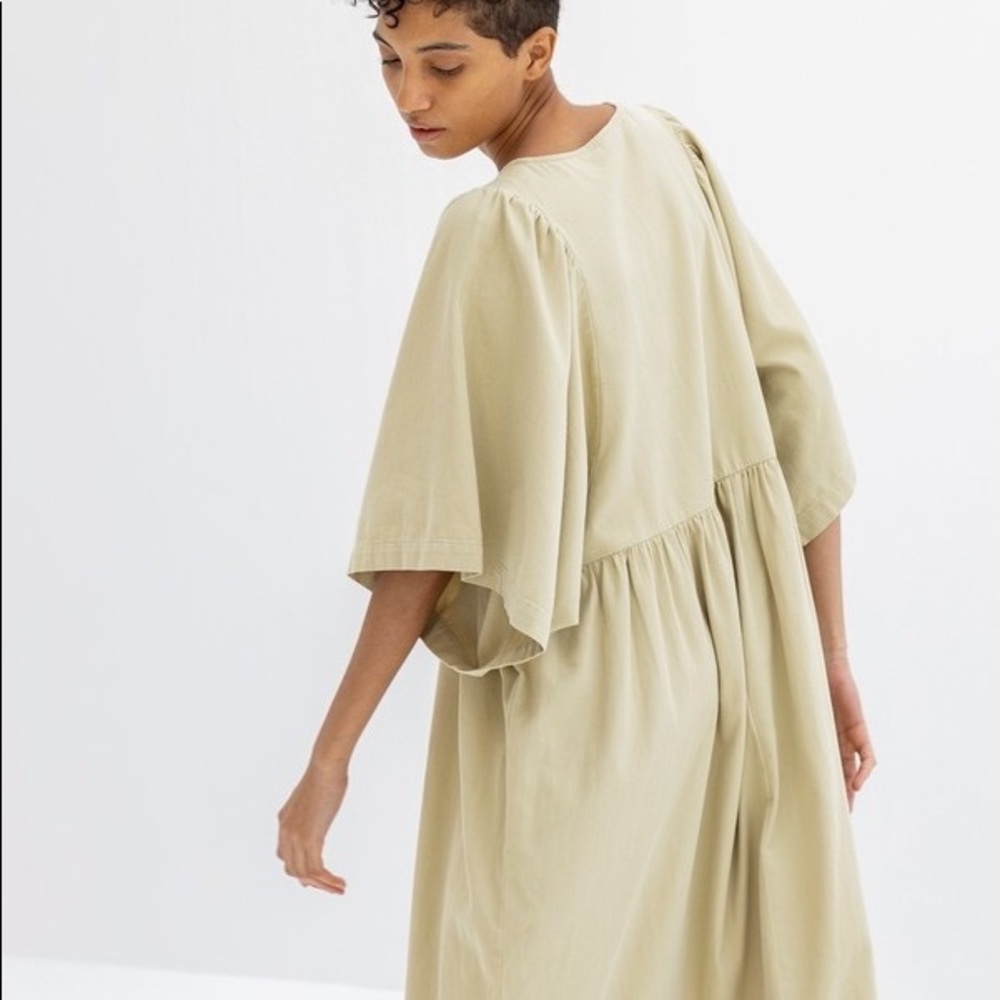 Elegant Beige Women's Dress